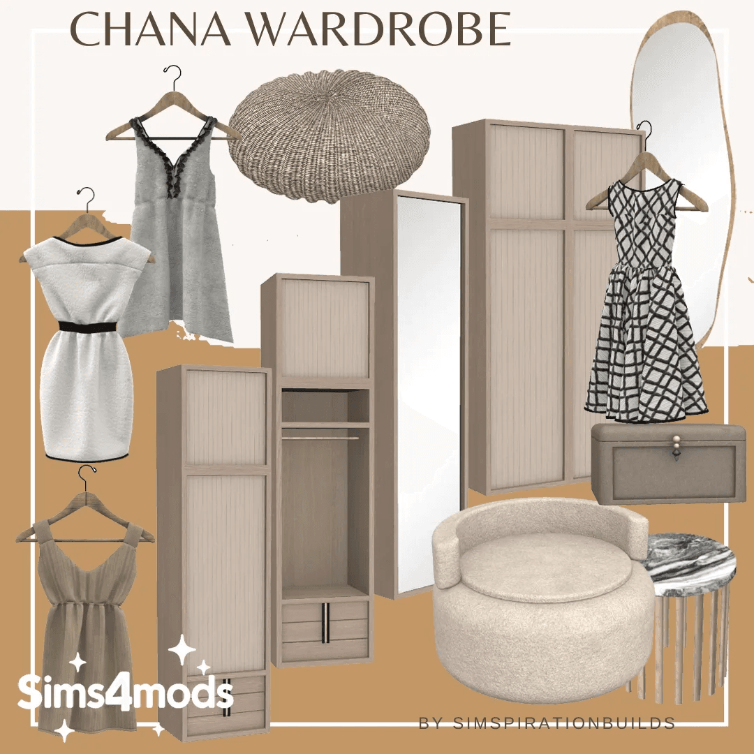Галерея мода Гардеробная Chana Wardrobe Set #2